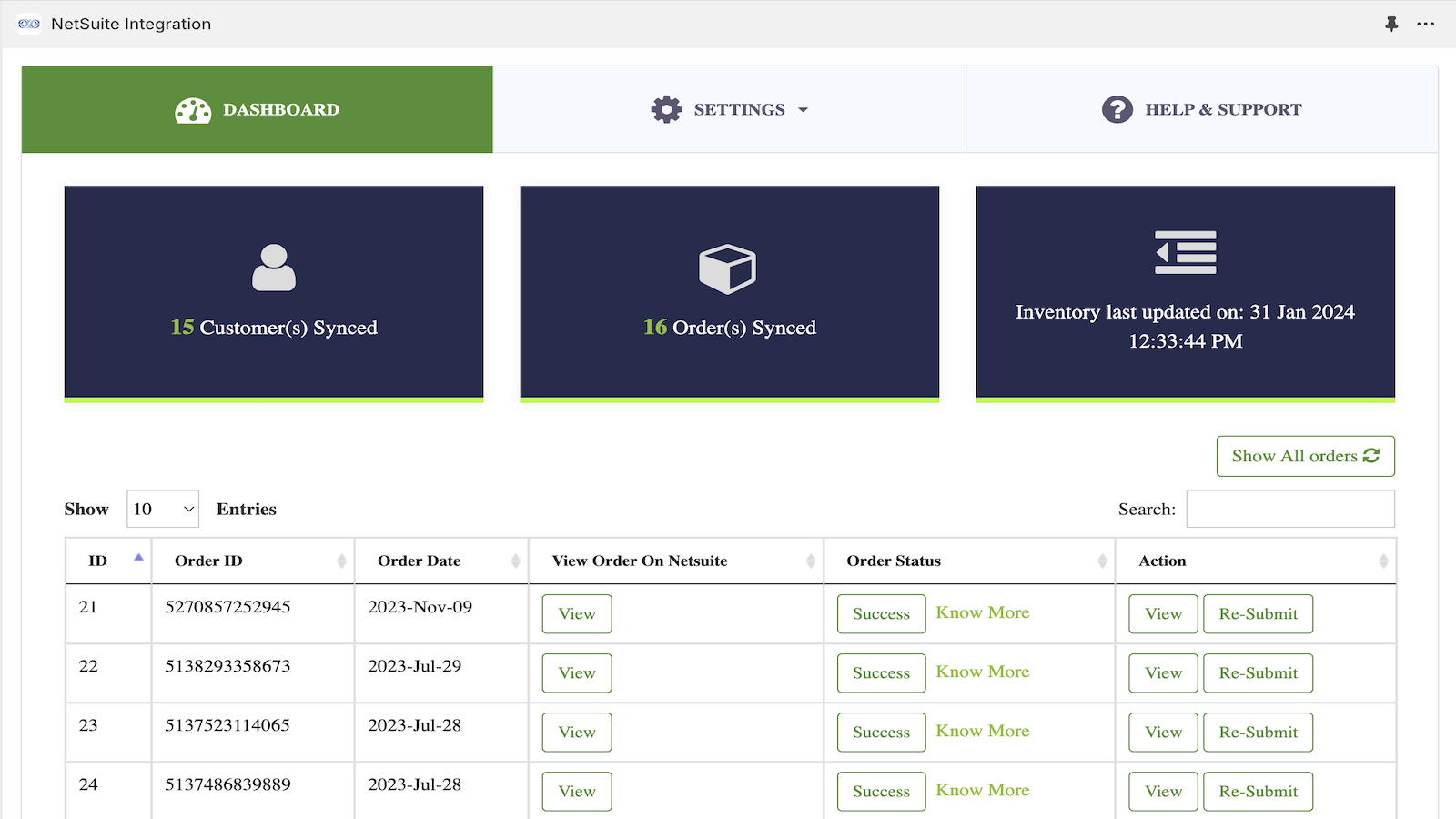 App-Dashboard