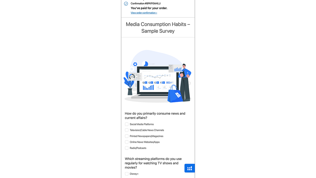 Sample Survey Mobile Delivery