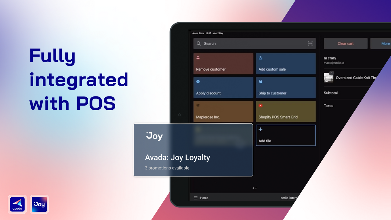 POS fully integrated for offline loyalty programs