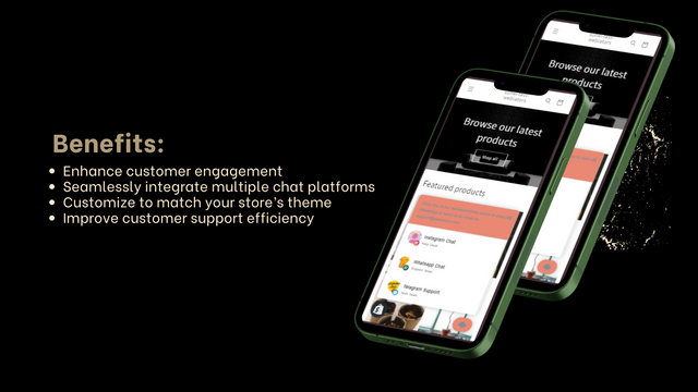 Configuraciones de SmartChat: General y personalización de cuenta.