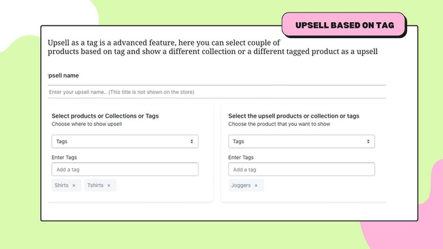 Upsell Maxx: Crear upsell basado en etiquetas