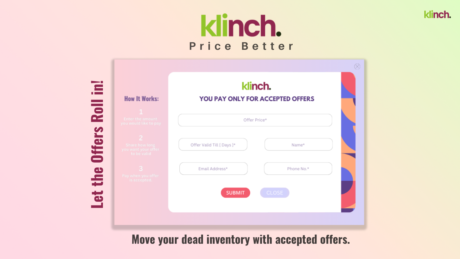 Klinch ‑ Make an offer Screenshot