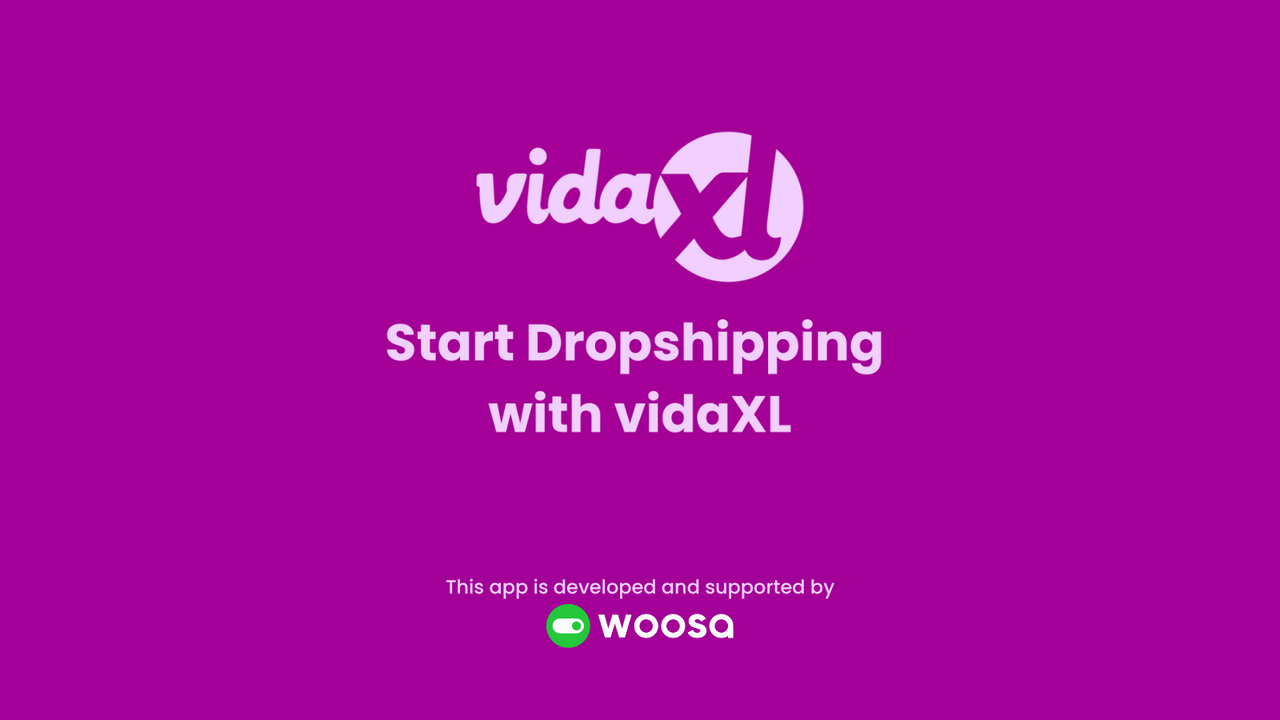 vidaXL Dropshipping Screenshot