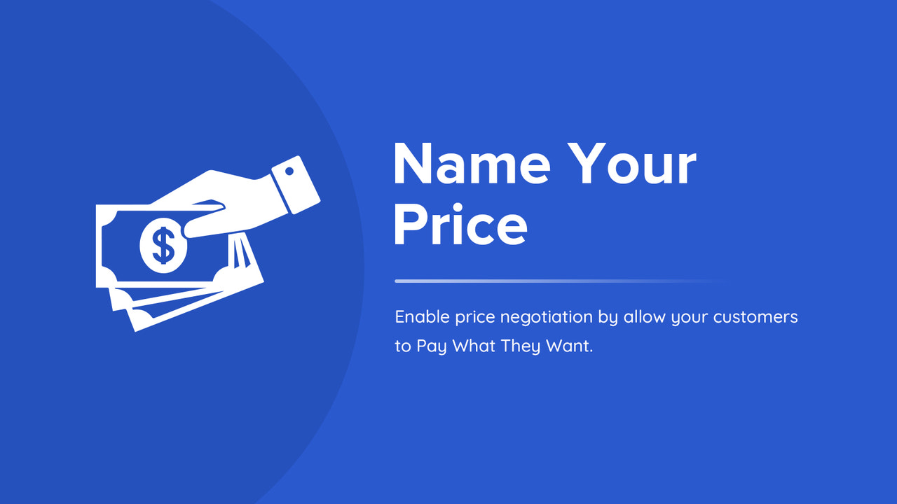 Addify ‑ Name Your Price Screenshot