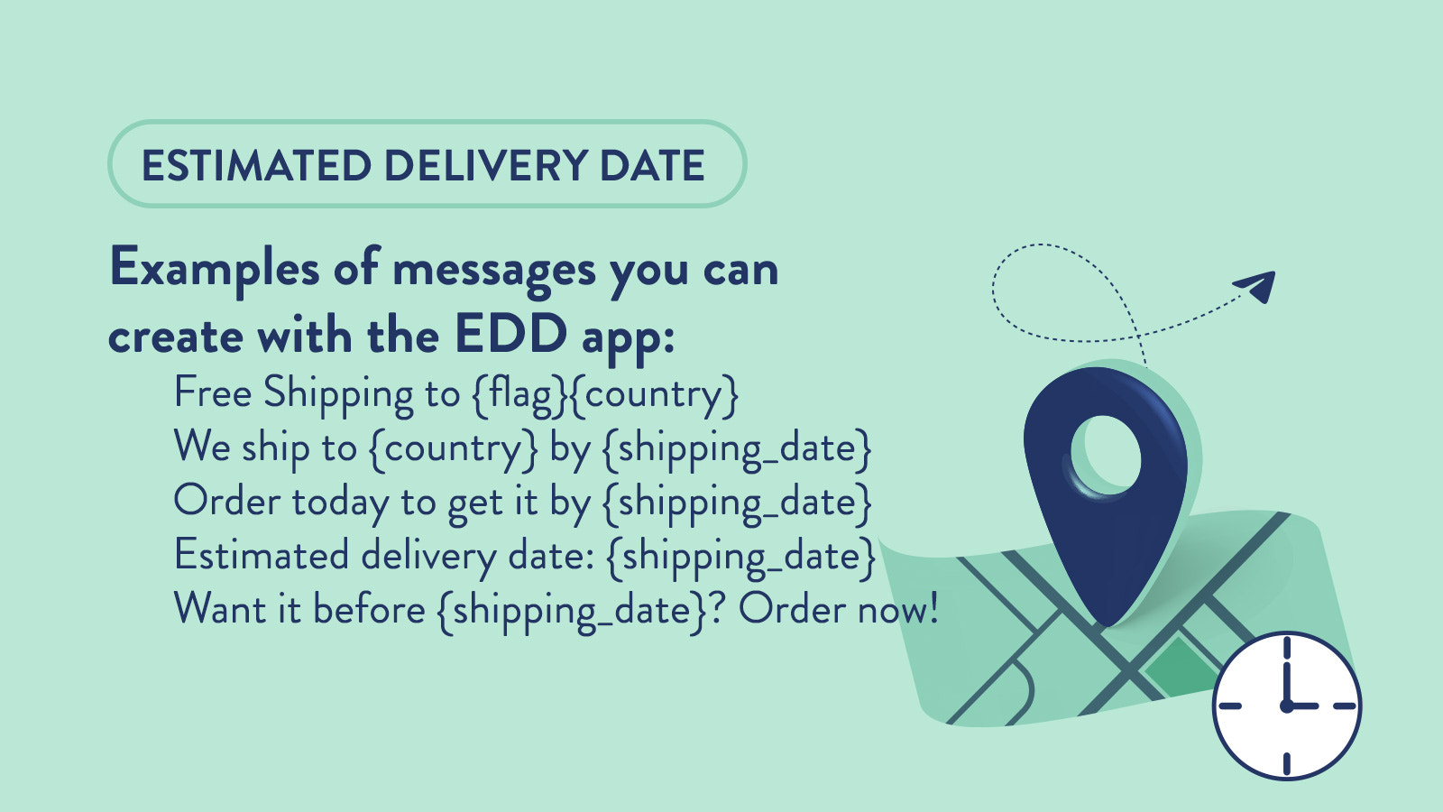 messages with estimated delivery date