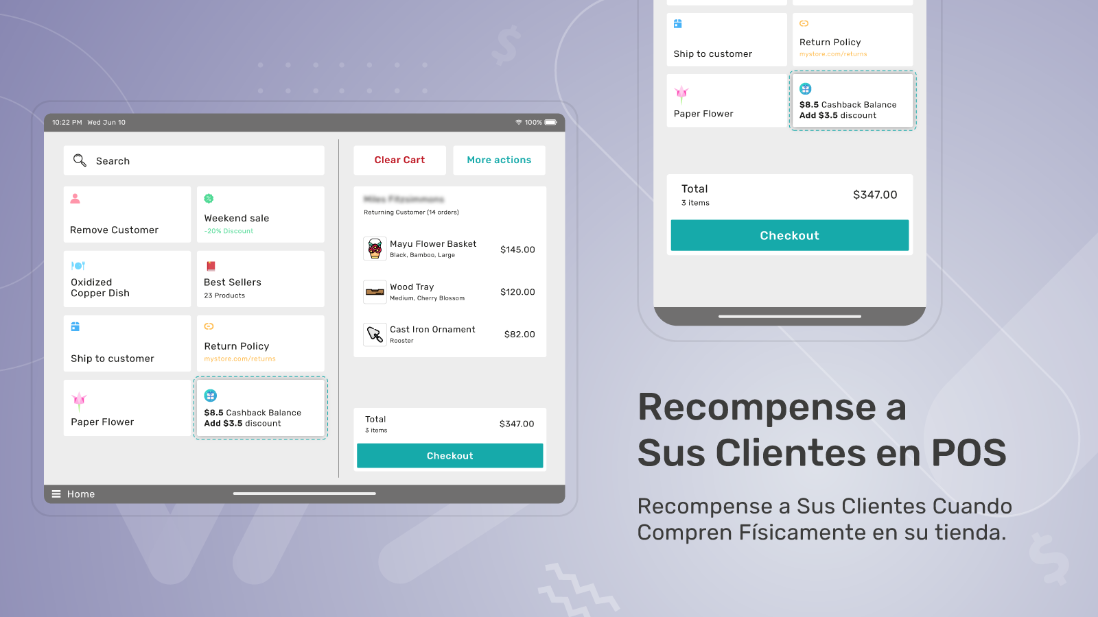 Integración de POS con recompensas