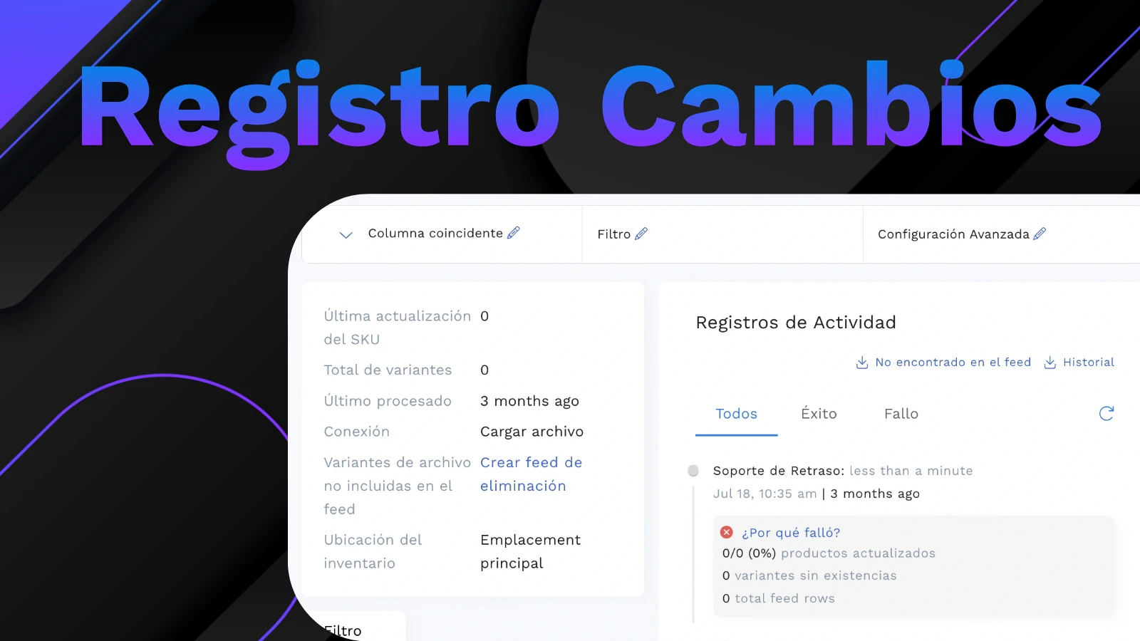 Ver registro de cambios