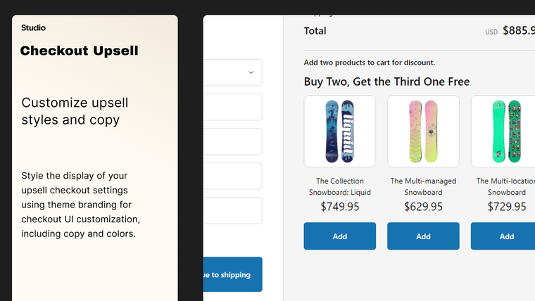 Checkout Upsell by Studio Screenshot