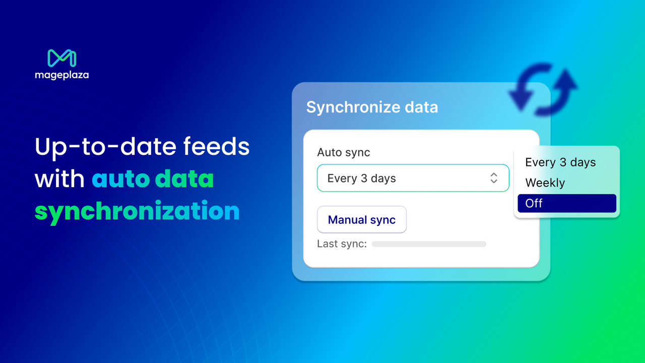 Flux à jour avec synchronisation automatique des données