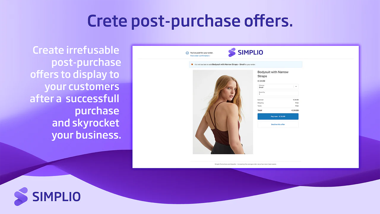 upsell banner widgets