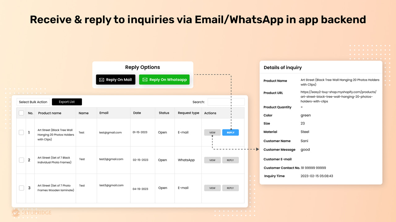 shopify电话询价应用