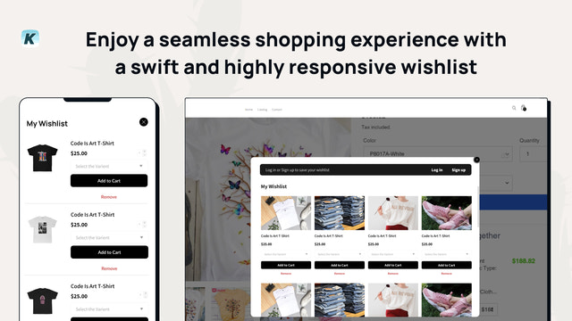 responsive wishlist