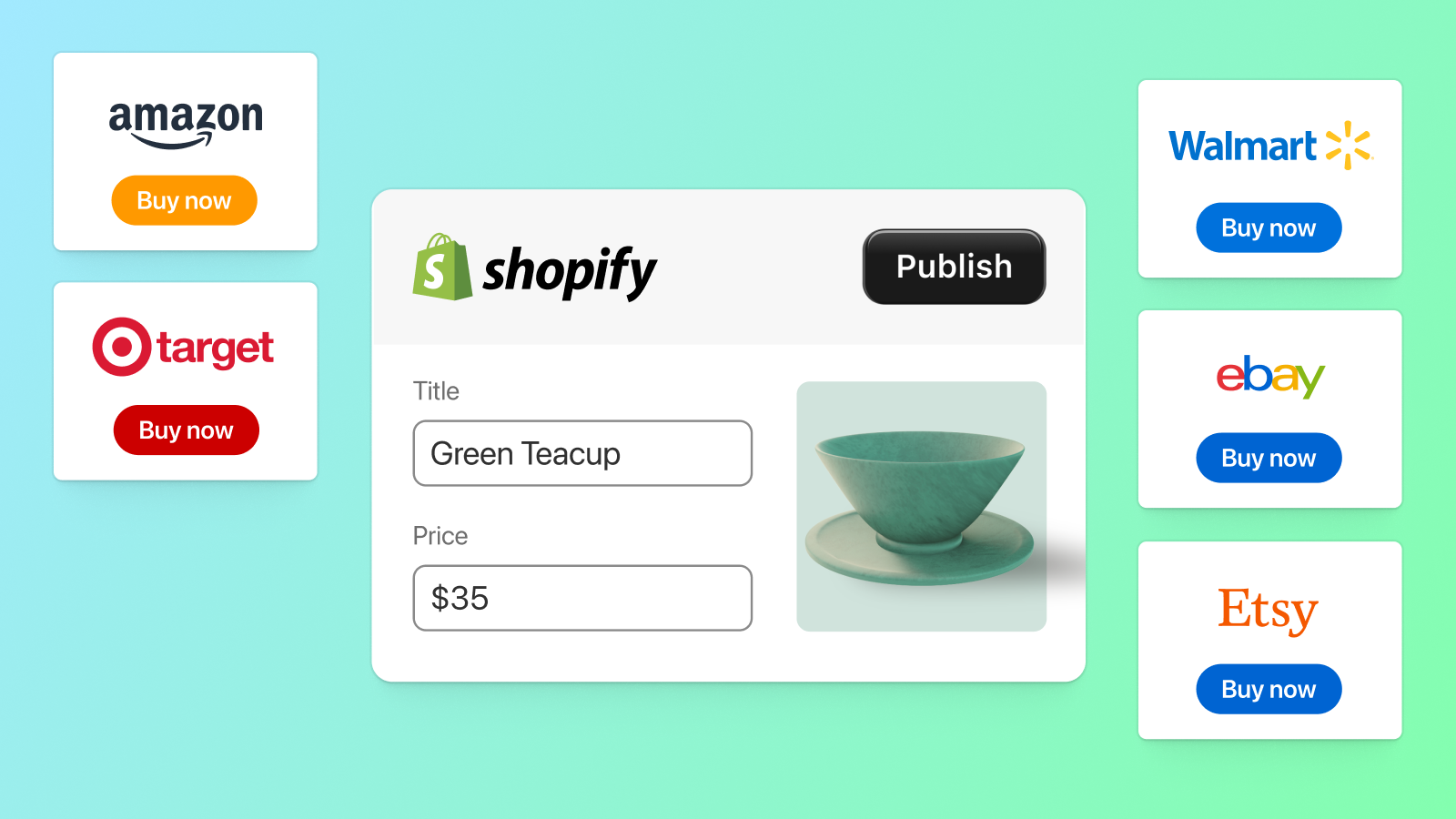 Connetti Shopify al principale Marketplace online