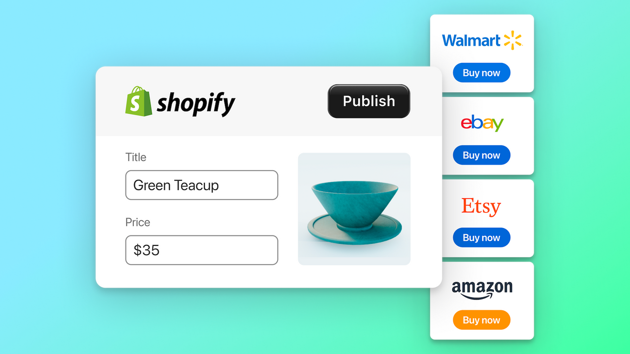 Shopify Marketplace Connect - Sell on , Walmart, , and  from  Shopify