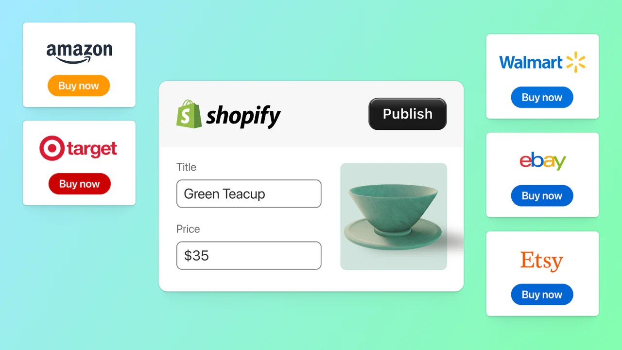 Conecte Shopify a los principales mercados en línea