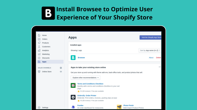 Install Browsee Plugin on Shopify