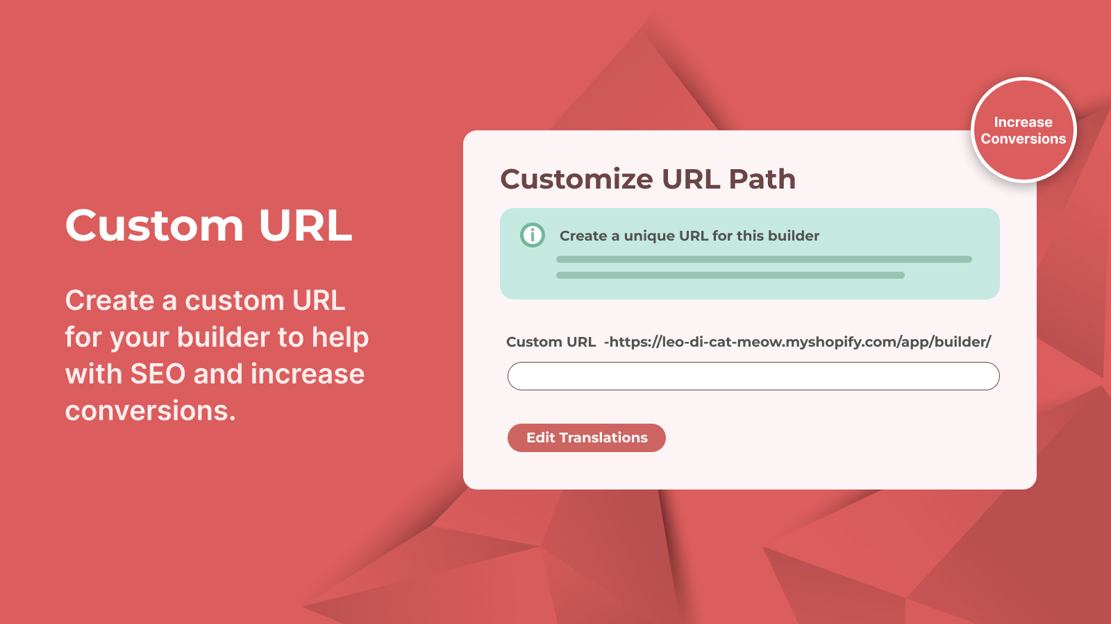 Create a unique URL for your bundles