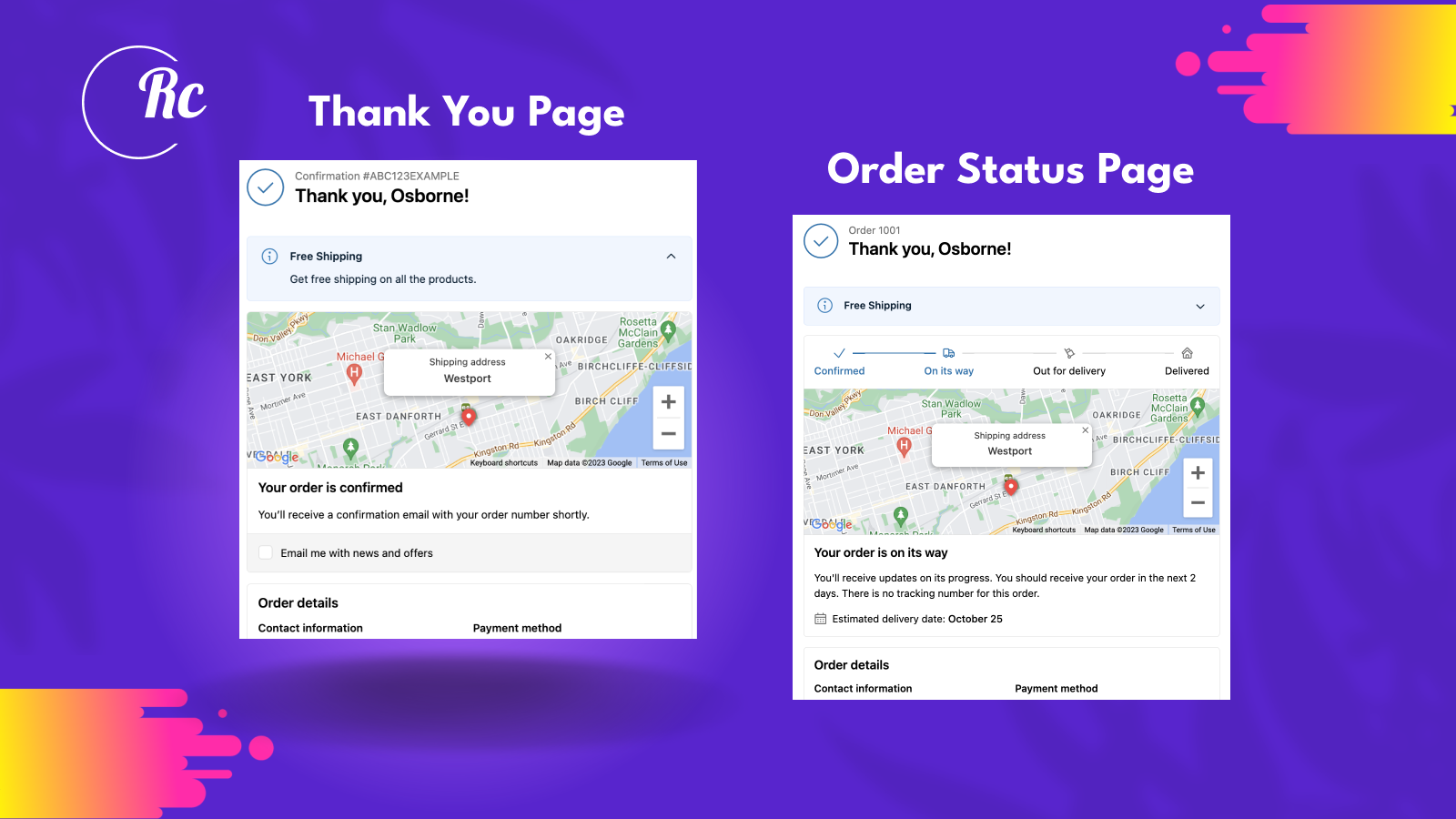 Robust Checkout - Personalize a Página de Agradecimento e de Status do Pedido