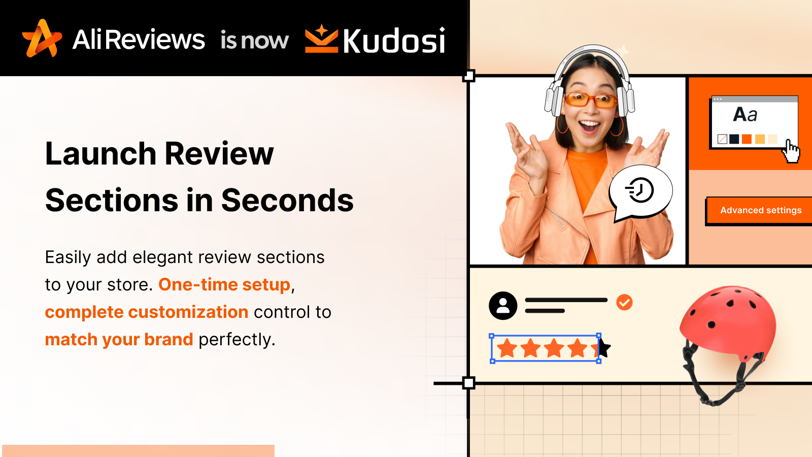 Kudosi (Ali Reviews) set up and launch products review in second