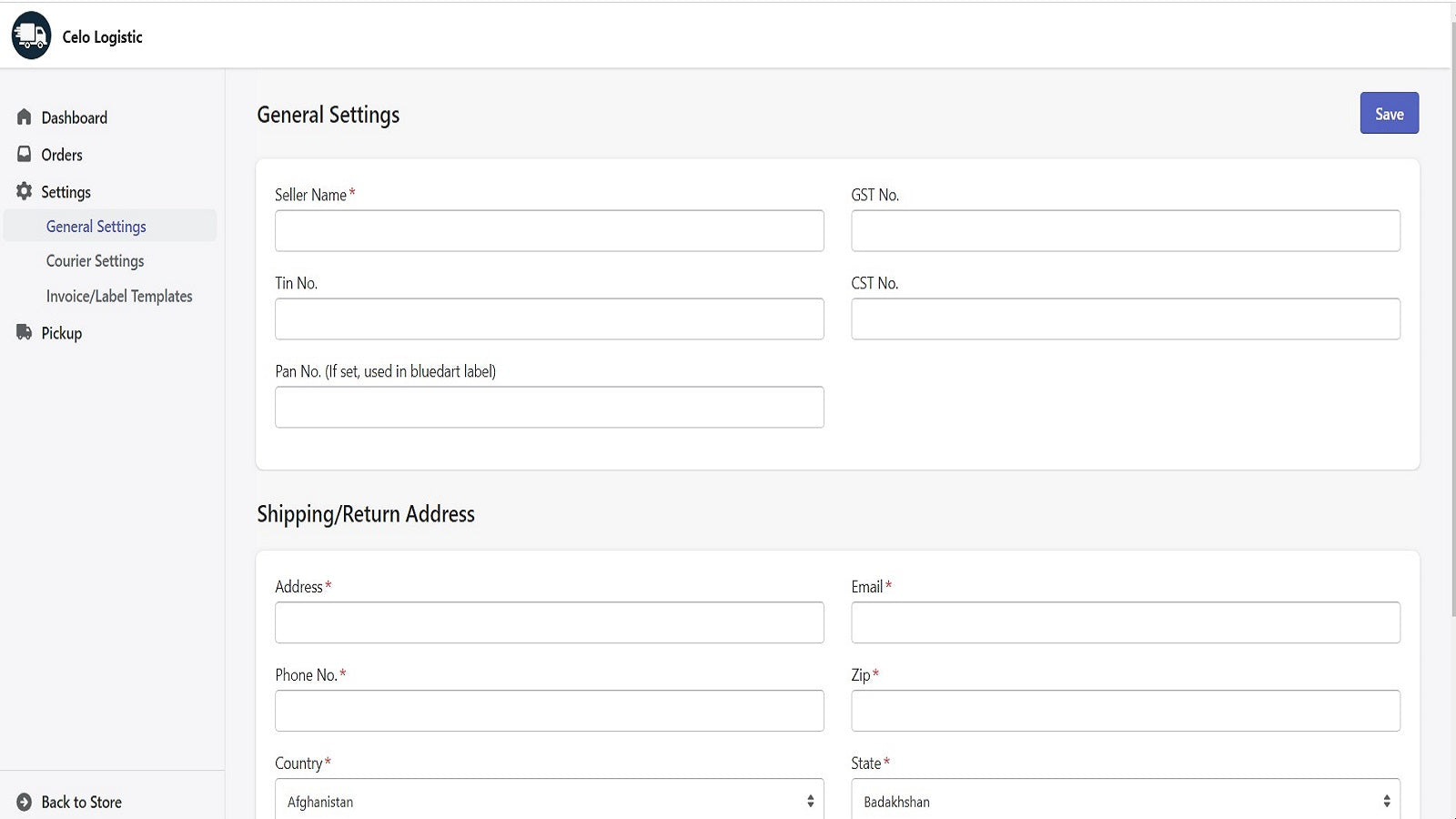 Indian Ecommerce Logistics Screenshot