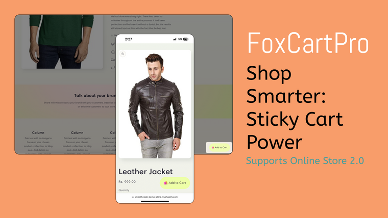 FoxCartPro: Sticky Add to Cart Screenshot