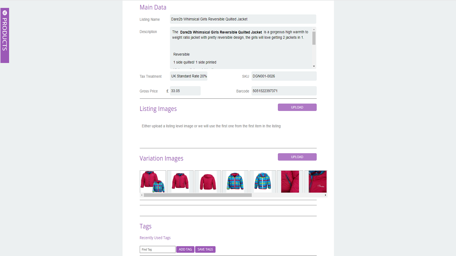 Cloud Commerce Pro Integration Screenshot