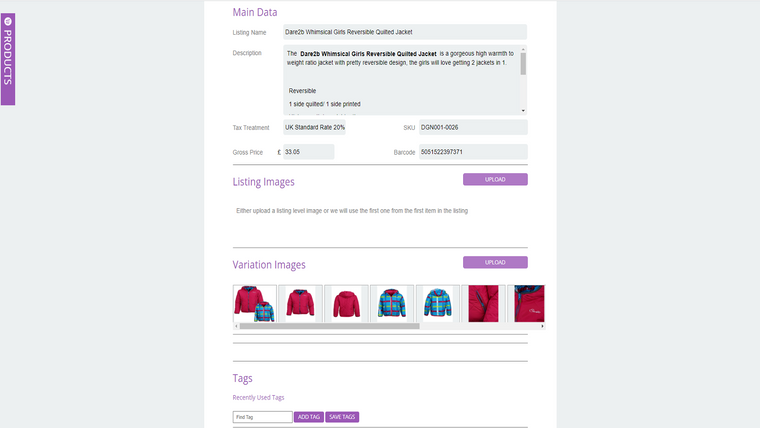 Cloud Commerce Pro Integration Screenshot