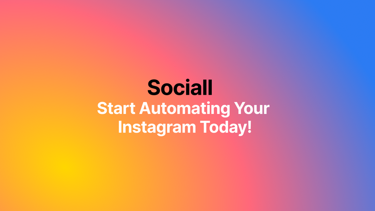 Sociall ‑ AI For Instagram Screenshot