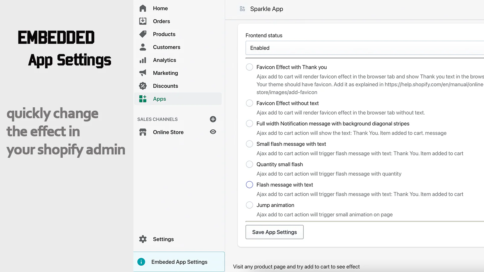 Configuration in your Shopify admin