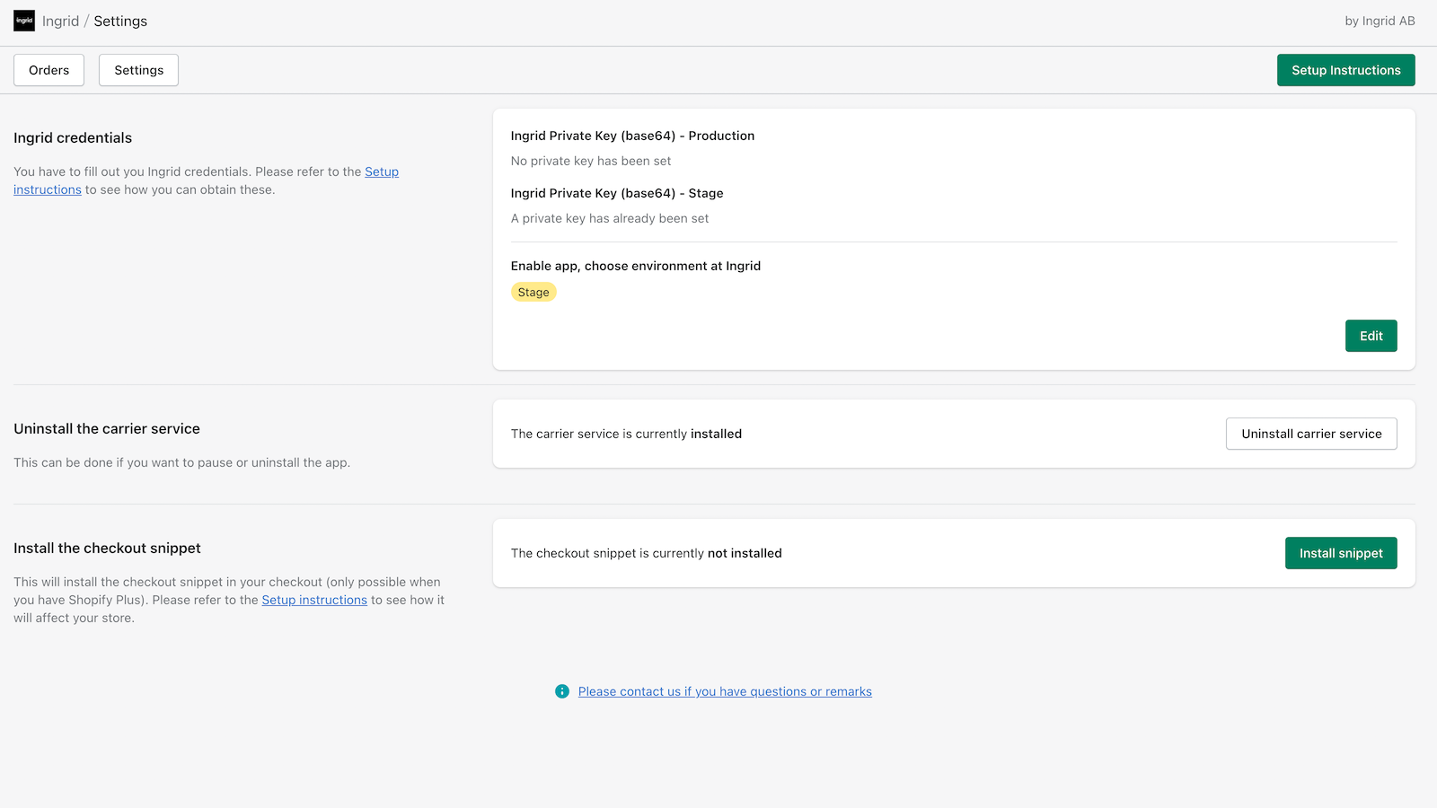 Ferramentas de instalação e configuração