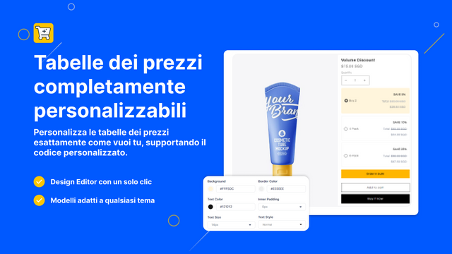 Tutti i tipi di sconto di cui avrà bisogno.