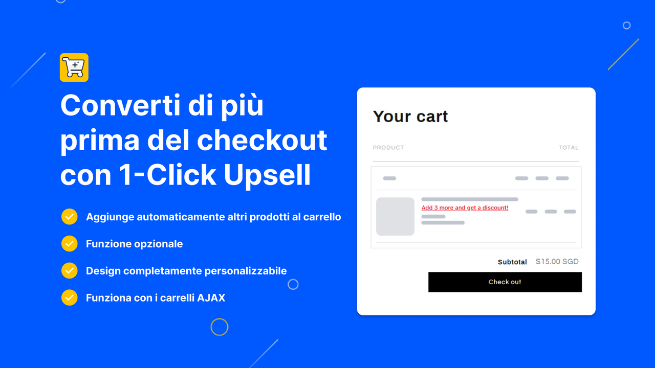 Automatizzare e specificare gli sconti