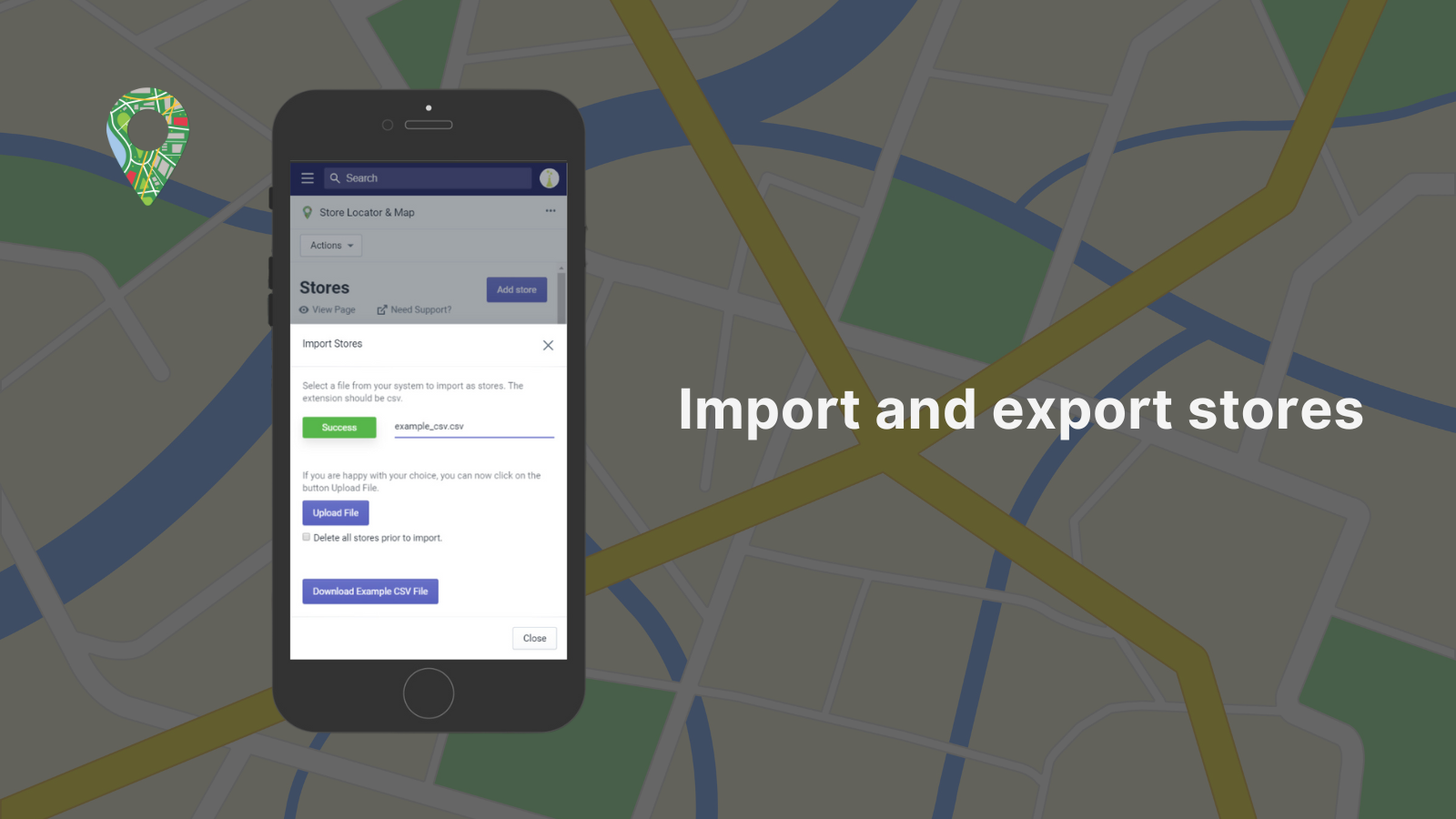 Importation/exportation CSV pour une gestion plus facile des magasins