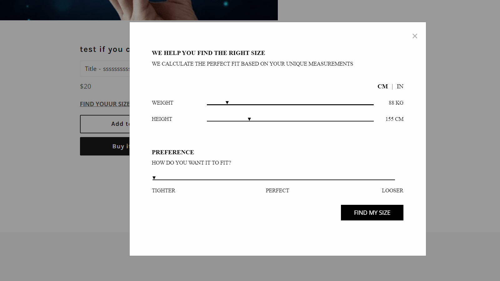 Tableau Guide en magasin