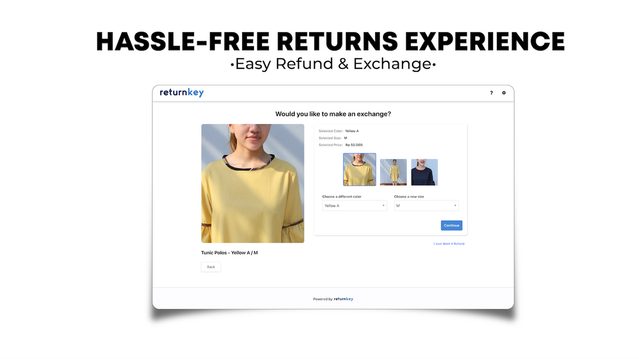 eCommerce Returns Management Screenshot