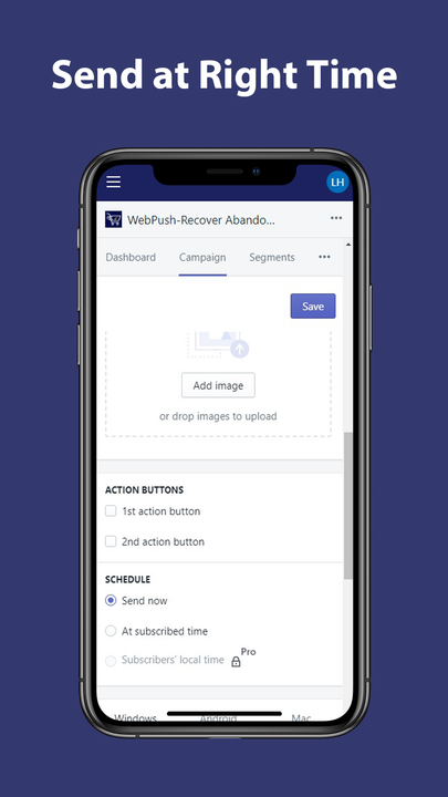 Send at Right Time_WebPush-Recover Abandoned Cart