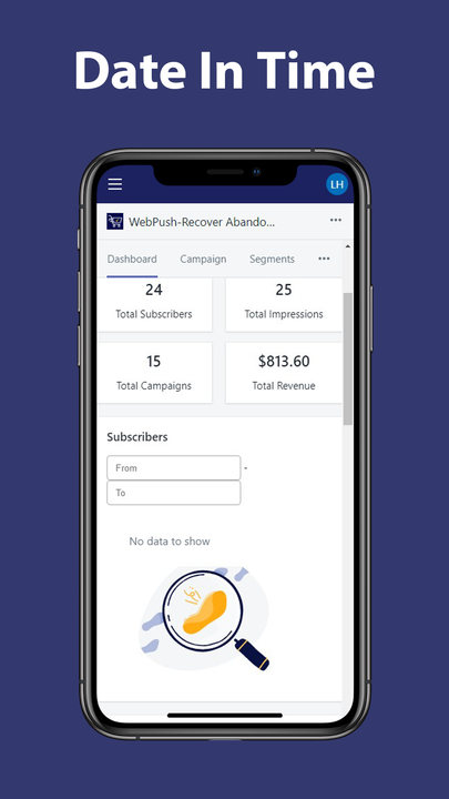 Data In Time_WebPush-Recover Abandoned Cart