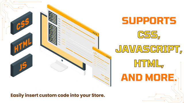 Support css, javascript, html and more