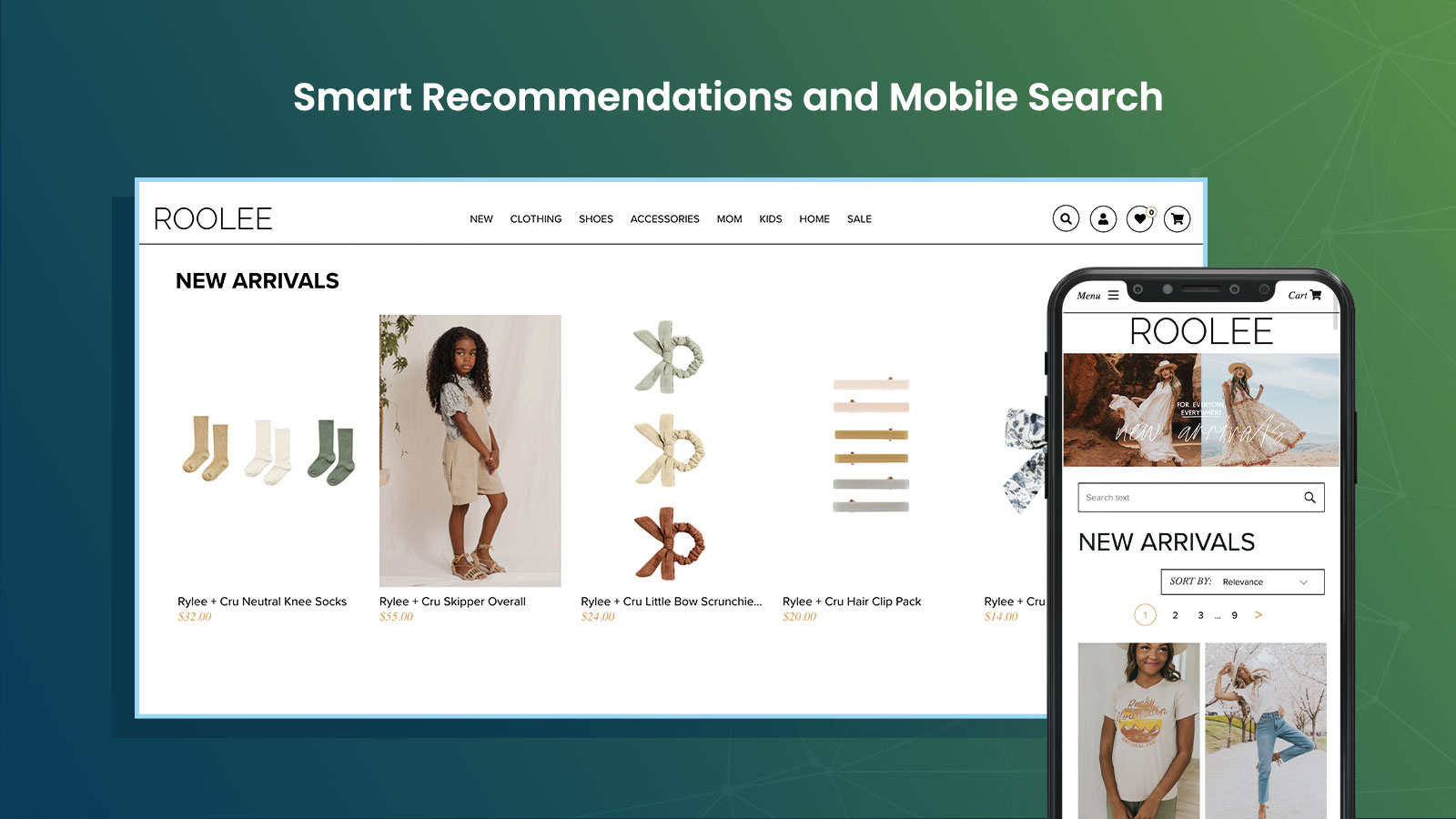 smarta rekommendationer och mobil sökning
