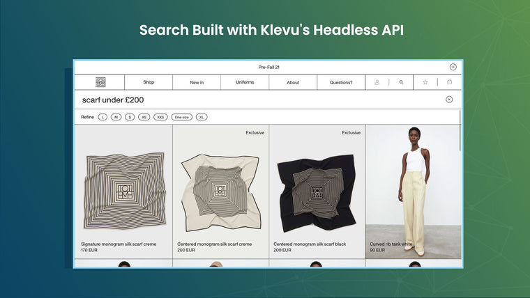 Klevu ‑ AI Search & Discovery Screenshot