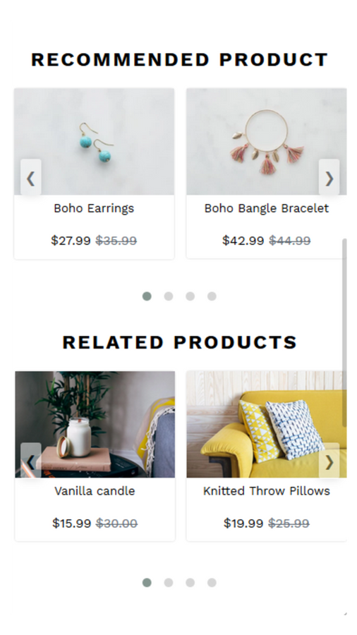 Personalized Recommendations And Related Products