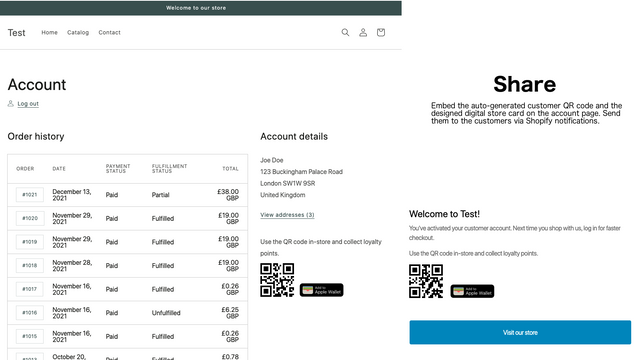 Dela automatgenererade QR-koder med dina kunder - Barcodify