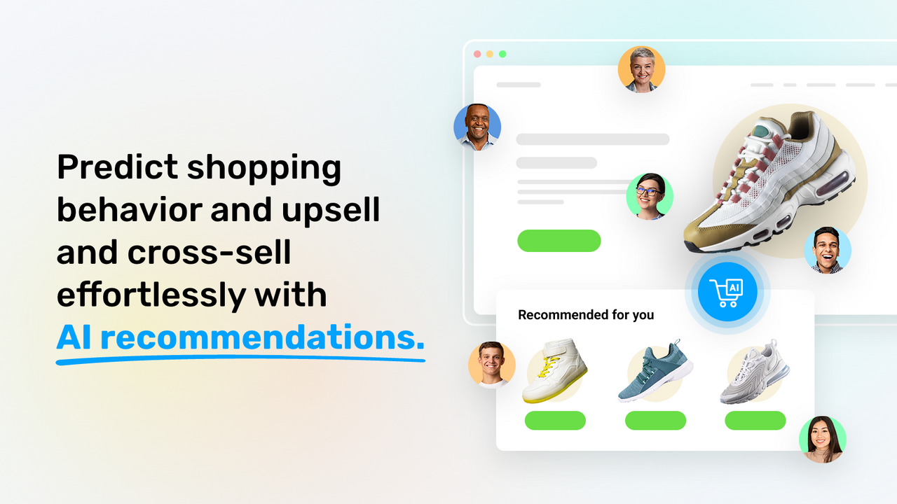 Predict shopping behavior with AI product recommendations