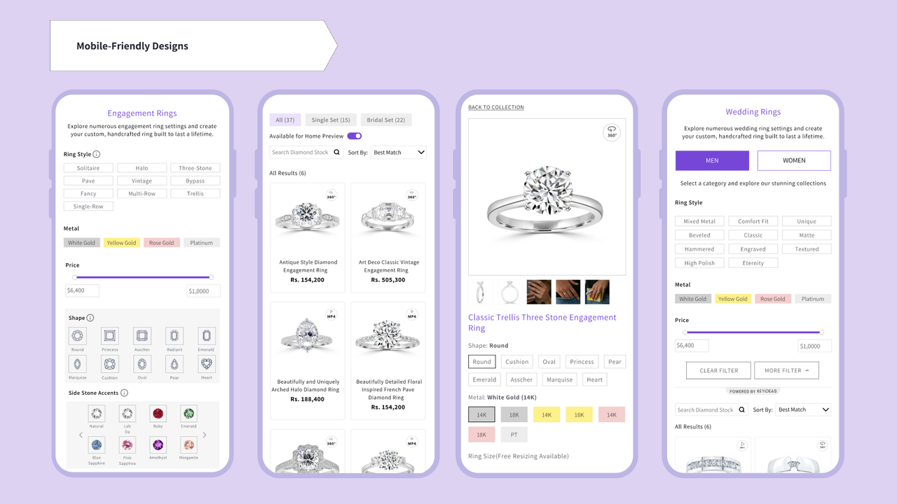 Enjoy a Smooth Shopping Experience with Our Ring Search App