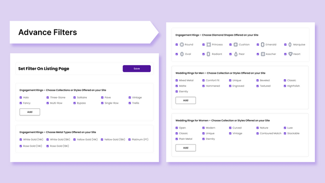 Verbeter uw Juwelierswebsite met Geavanceerde Filters