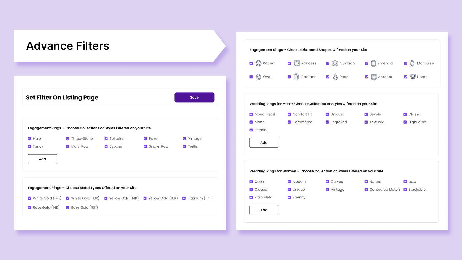 Aprimore Seu Site de Joalheria com Filtros Avançados