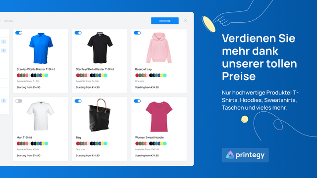 Verdienen Sie mehr dank unserer tollen Preise