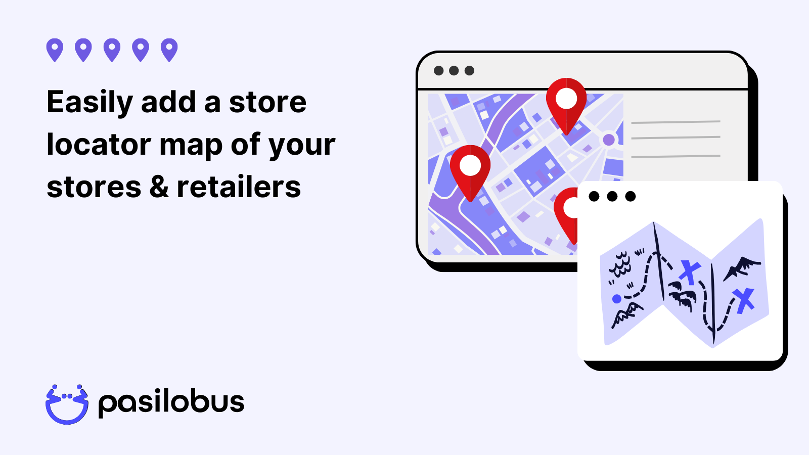 carte de localisation de magasin pasilbous