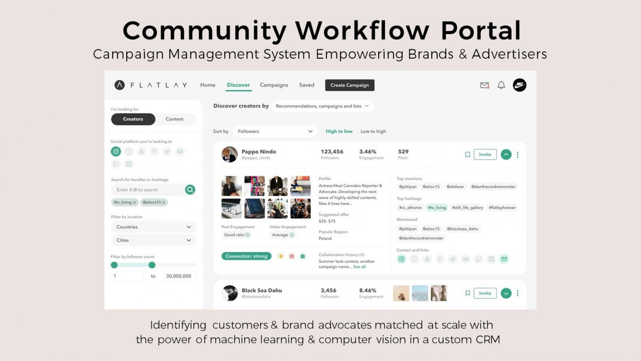 FLATLAY // Community Workflow Portal