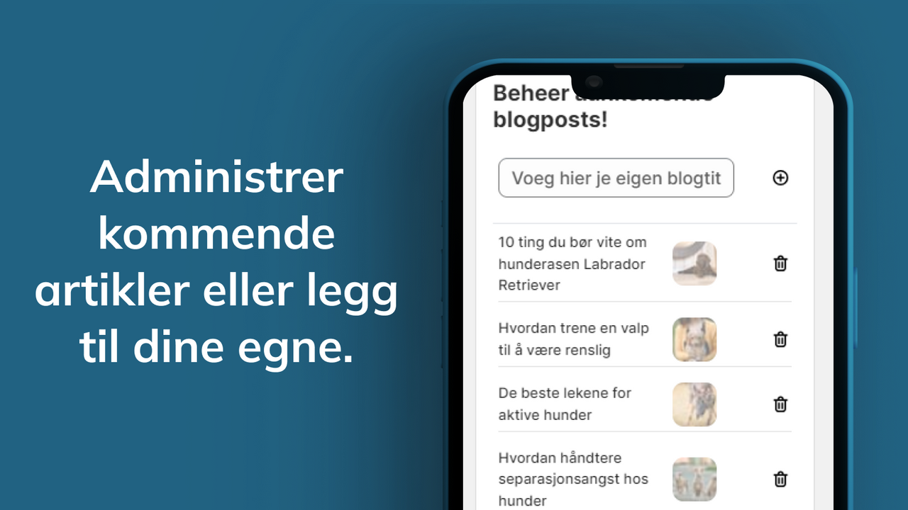 Effektiv håndtering av kommende blogger